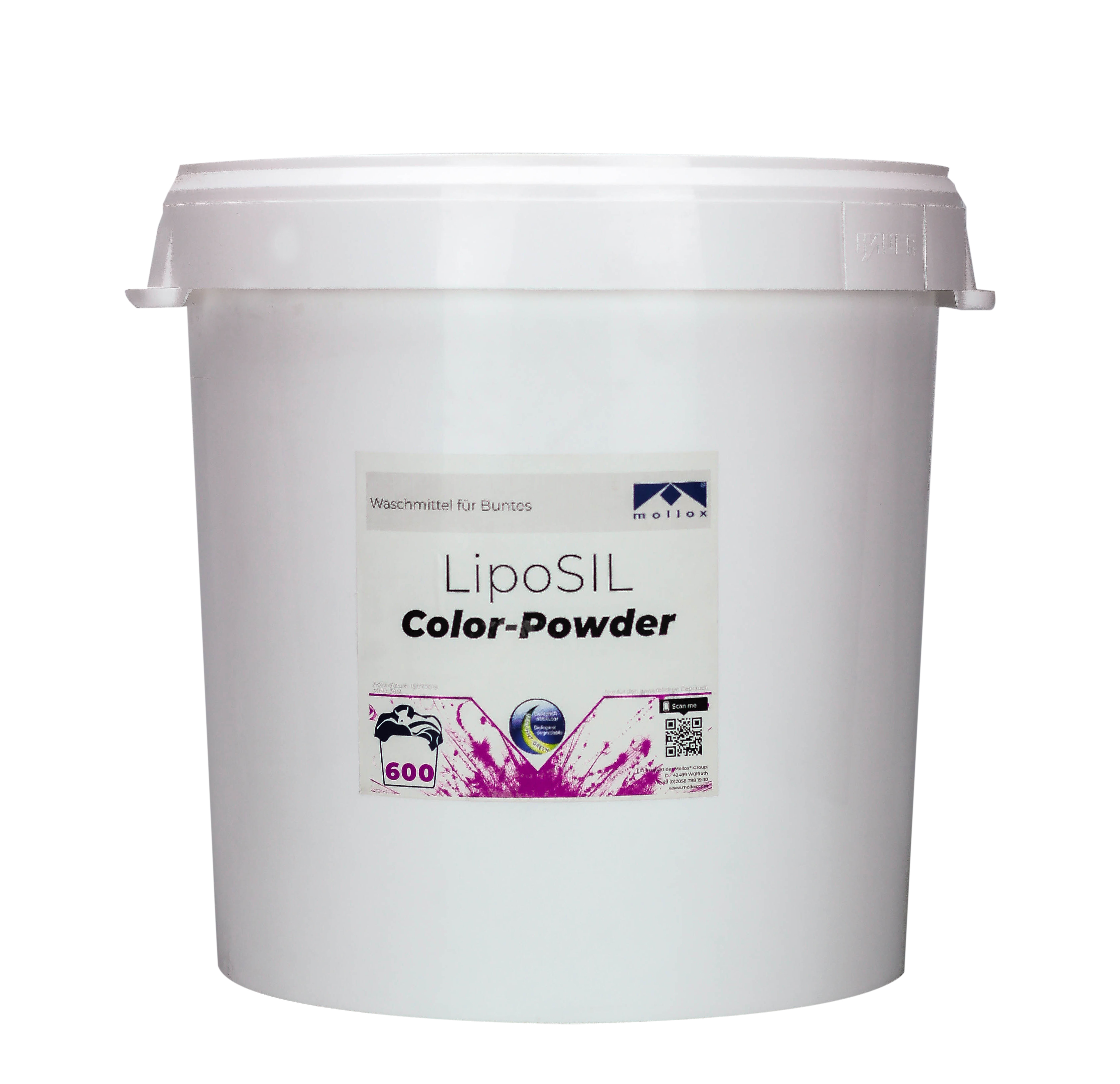 Premium Waschmittel LipoSil Color-Powder für Buntes