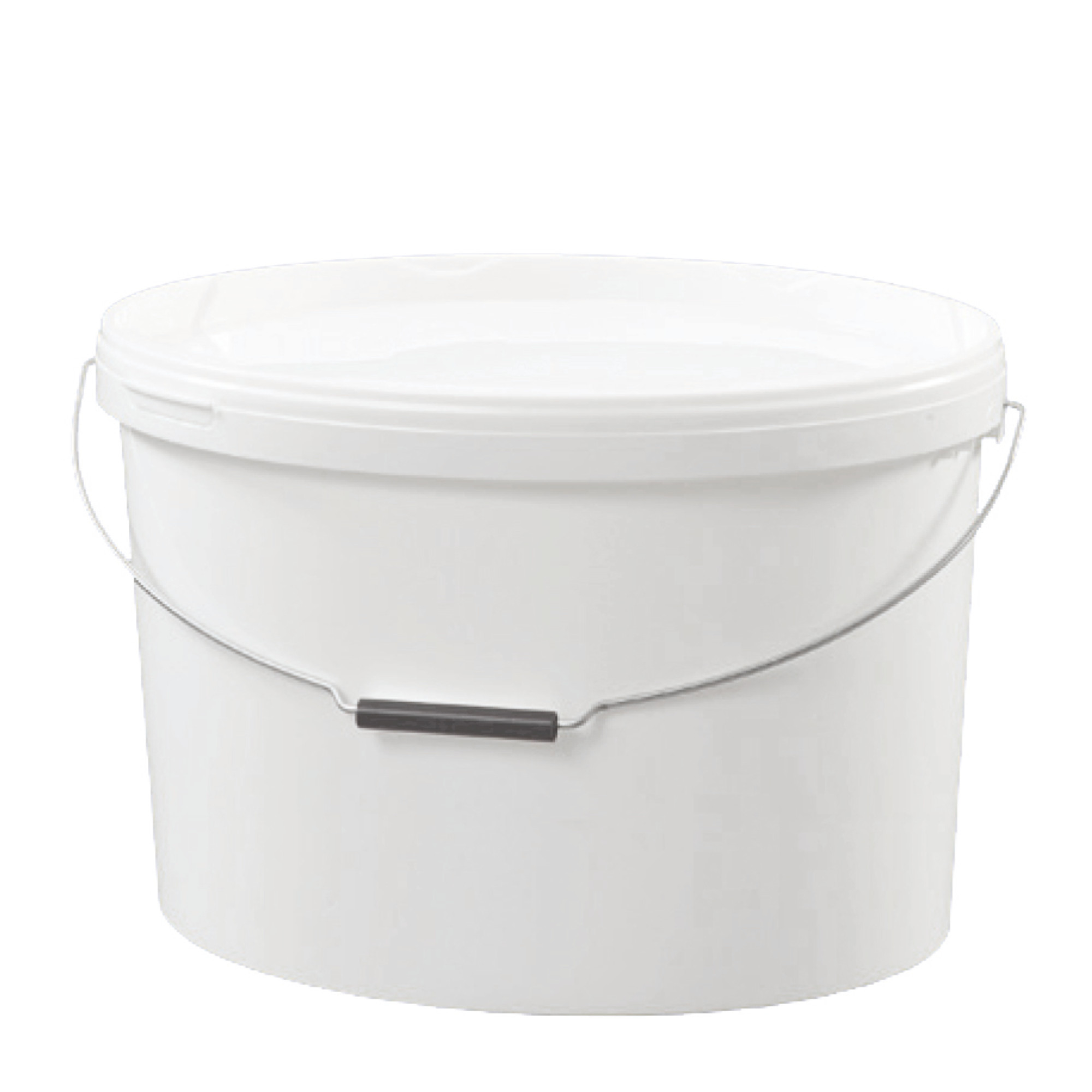 Eimer, Bucket, Weiß, Kunststoff, Griff