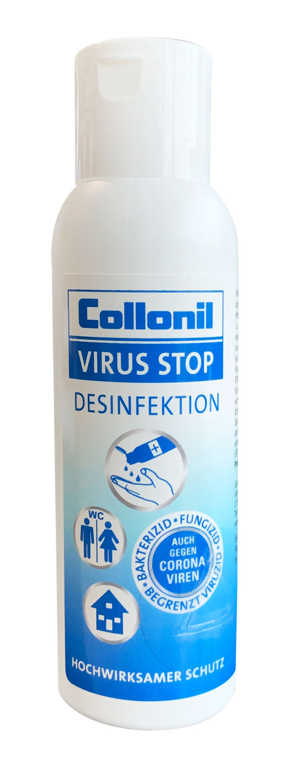 Collonil Virus Stop Flächen- und Händedesinfektionsmittel 100 ml